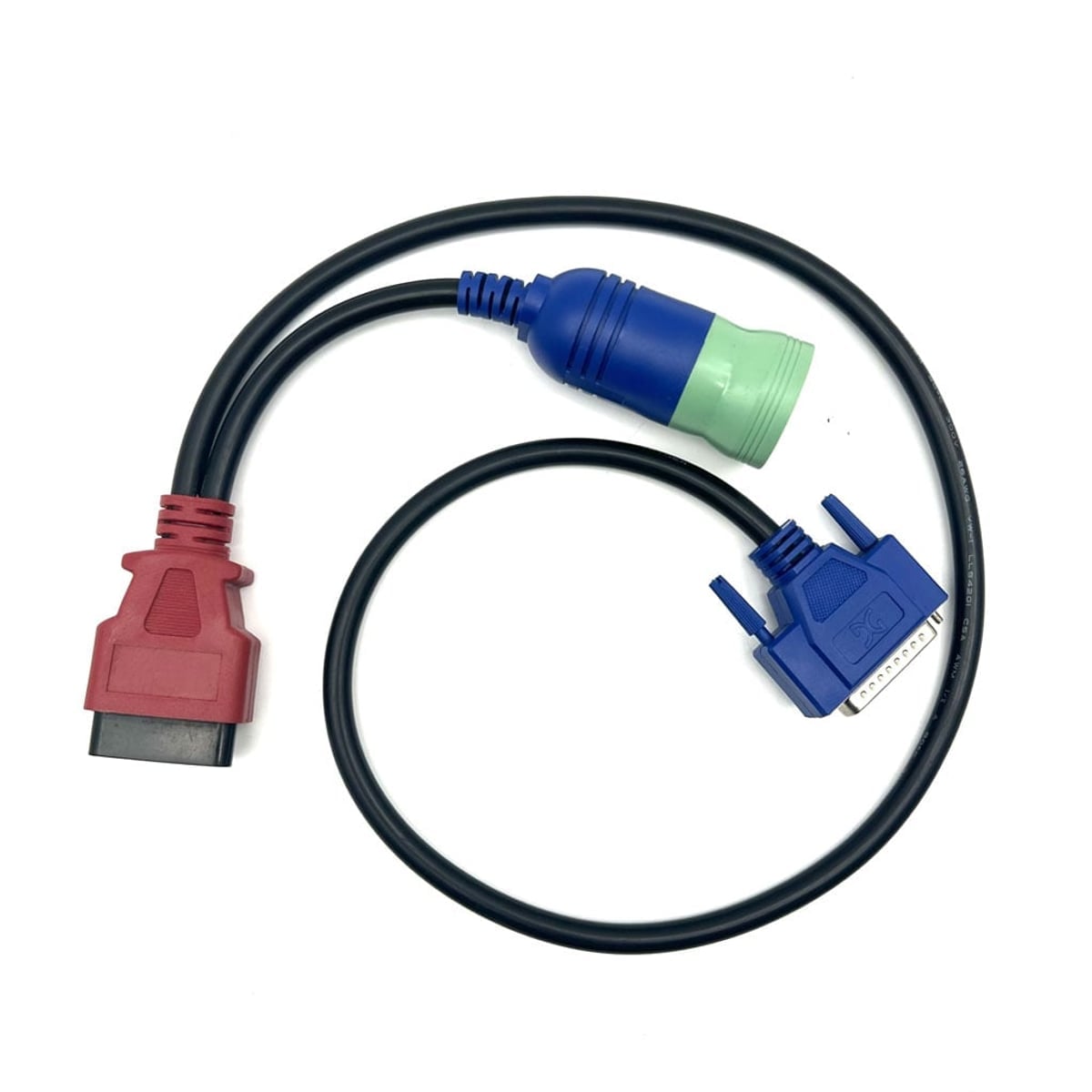 9 Pin + OBD Cable for New Holland CNH DPA5 Electronic Service Tools Agriculture Diagnostic Scanner Tool 4